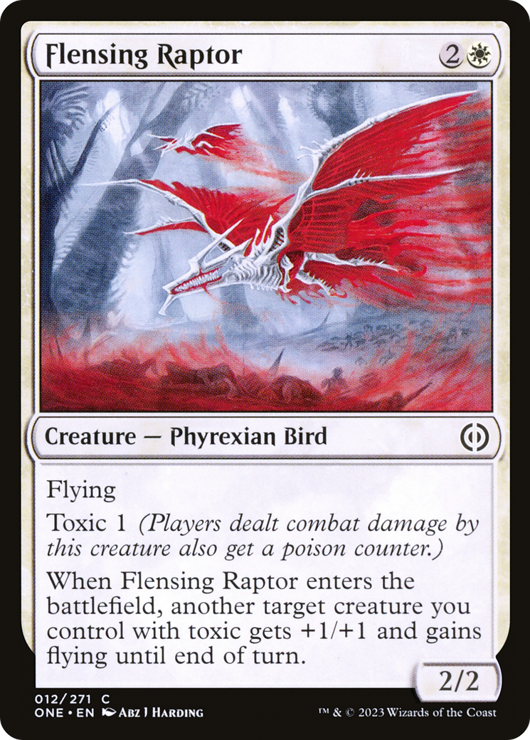 Flensing Raptor [Phyrexia: All Will Be One] | Pegasus Games WI