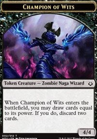 Champion of Wits // Insect Double-Sided Token [Hour of Devastation Tokens] | Pegasus Games WI