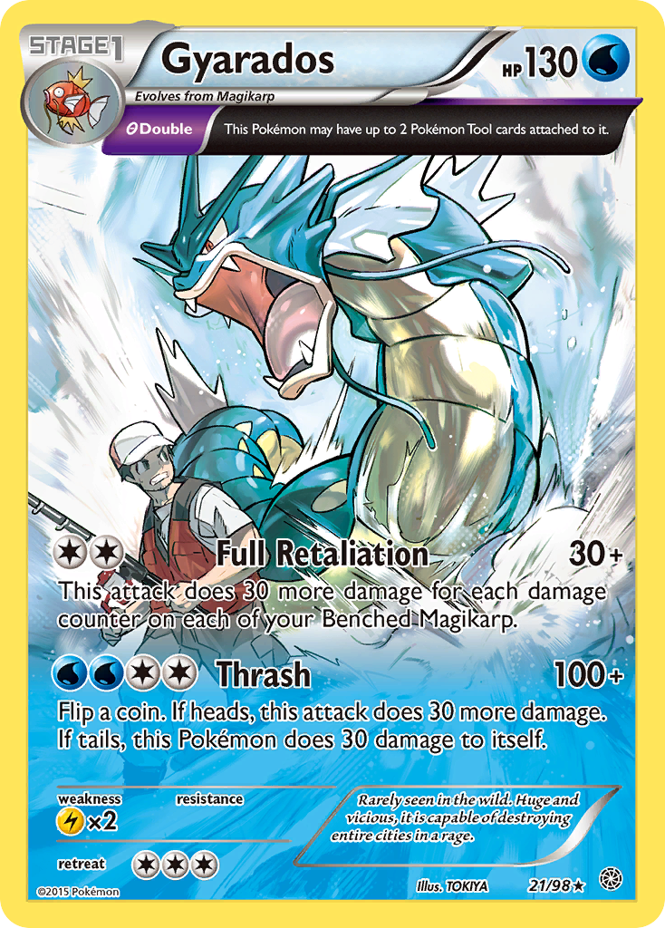 Gyarados (21/98) [XY: Ancient Origins] | Pegasus Games WI