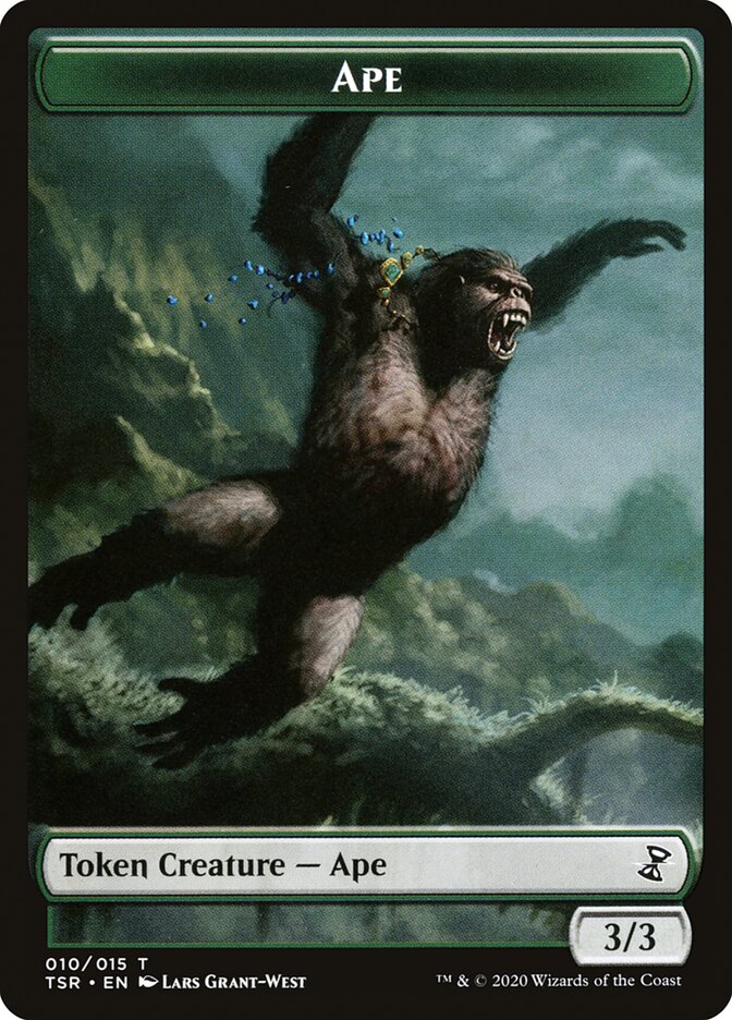 Angel // Ape Double-Sided Token [Double Masters Tokens] | Pegasus Games WI