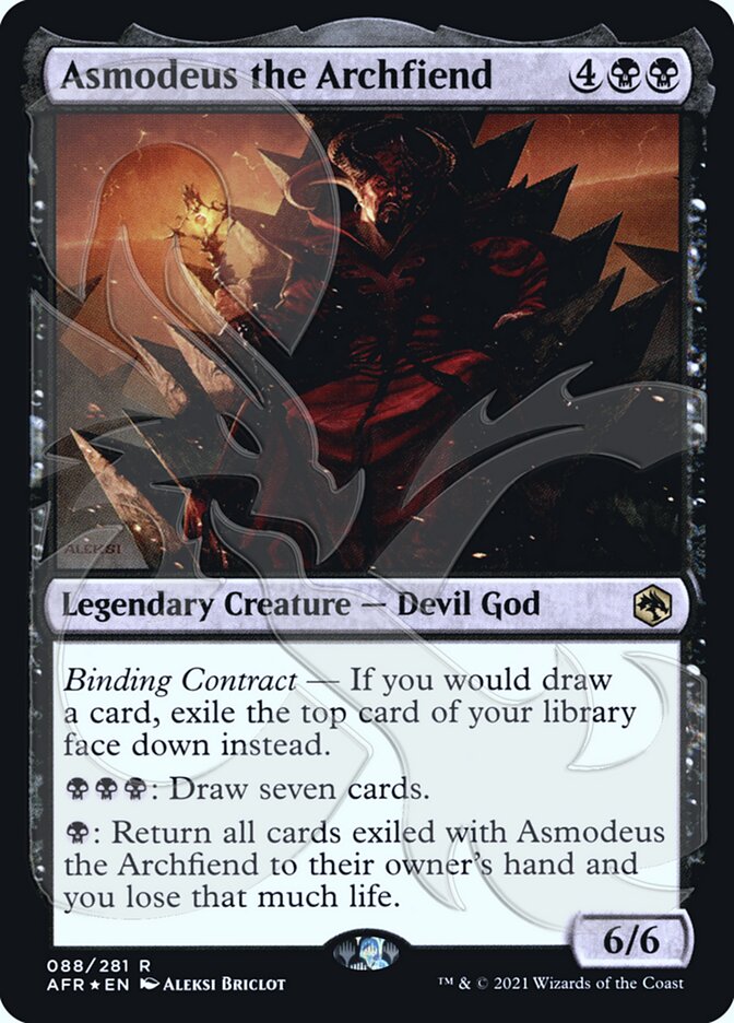 Asmodeus the Archfiend (Ampersand Promo) [Dungeons & Dragons: Adventures in the Forgotten Realms Promos] | Pegasus Games WI