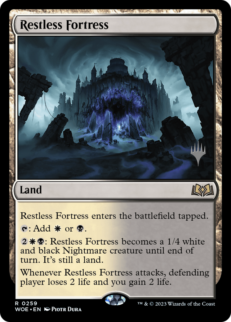 Restless Fortress (Promo Pack) [Wilds of Eldraine Promos] | Pegasus Games WI