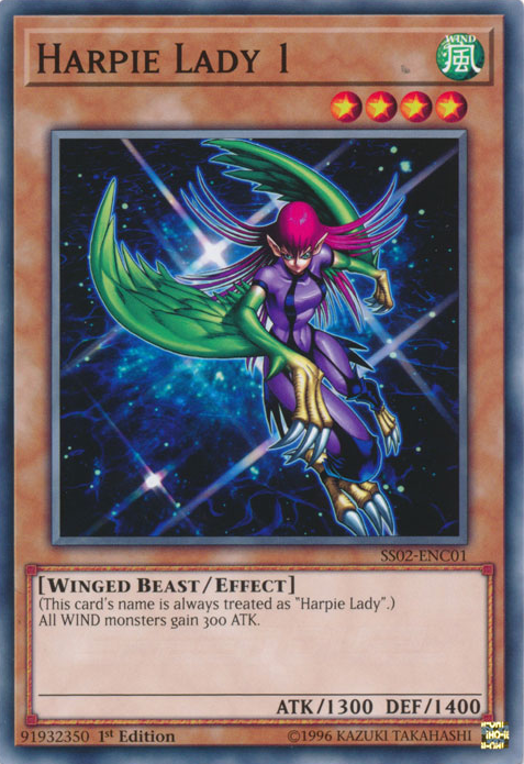 Harpie Lady 1 [SS02-ENC01] Common | Pegasus Games WI