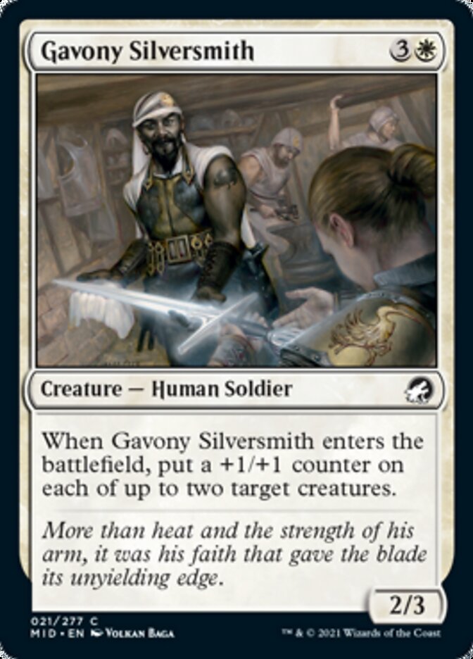 Gavony Silversmith [Innistrad: Midnight Hunt] | Pegasus Games WI