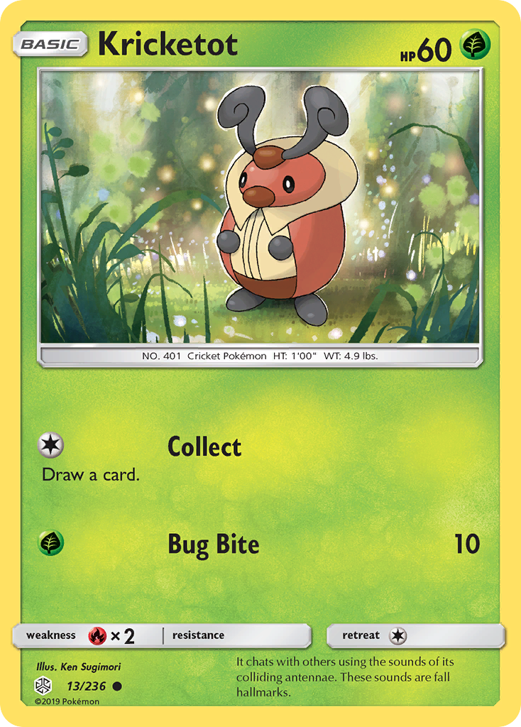 Kricketot (13/236) [Sun & Moon: Cosmic Eclipse] | Pegasus Games WI