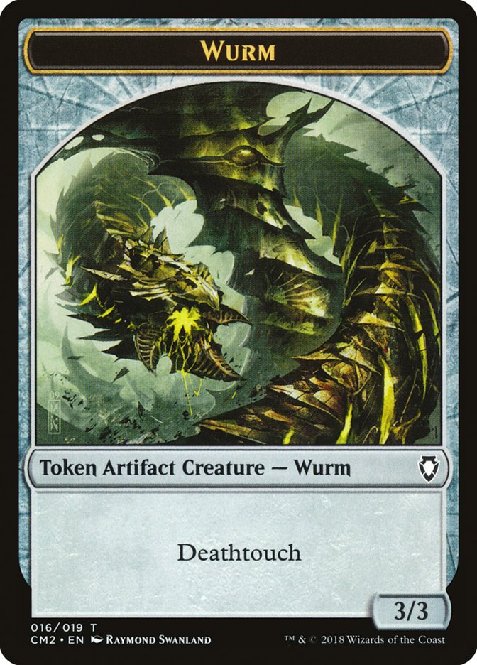 Wurm Token (016/019) [Commander Anthology Volume II Tokens] | Pegasus Games WI