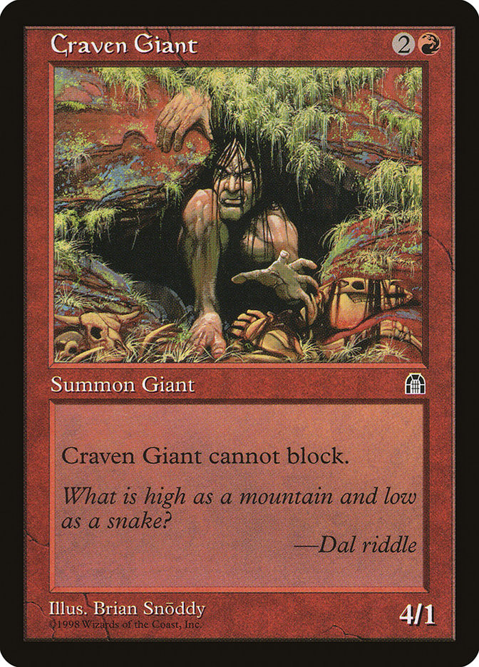 Craven Giant [Stronghold] | Pegasus Games WI