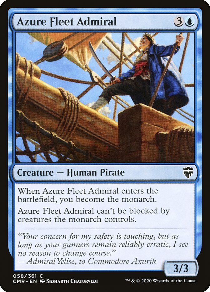 Azure Fleet Admiral [Commander Legends] | Pegasus Games WI