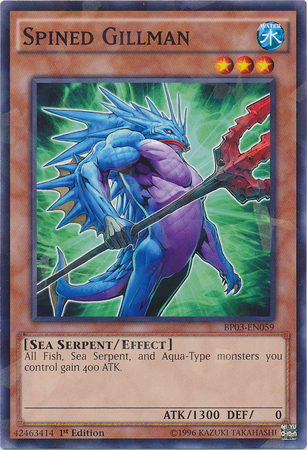 Spined Gillman (Shatterfoil) [BP03-EN059] Rare | Pegasus Games WI