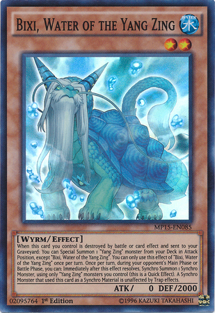 Bixi, Water of the Yang Zing [MP15-EN085] Super Rare | Pegasus Games WI
