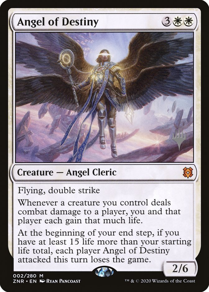 Angel of Destiny (Promo Pack) [Zendikar Rising Promos] | Pegasus Games WI