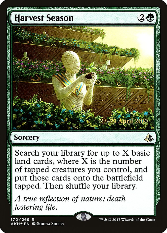 Harvest Season [Amonkhet Prerelease Promos] | Pegasus Games WI