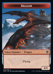 Soldier // Dragon Double-Sided Token [Dominaria United Tokens] | Pegasus Games WI