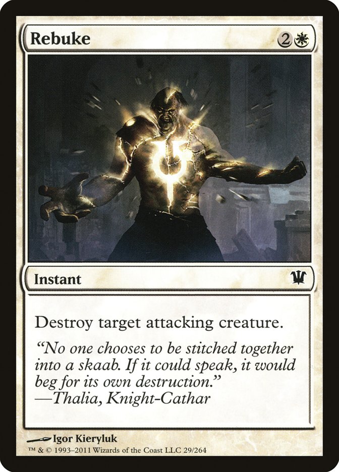 Rebuke [Innistrad] | Pegasus Games WI