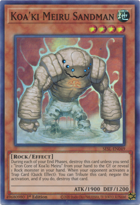 Koa'ki Meiru Sandman [SESL-EN049] Super Rare | Pegasus Games WI
