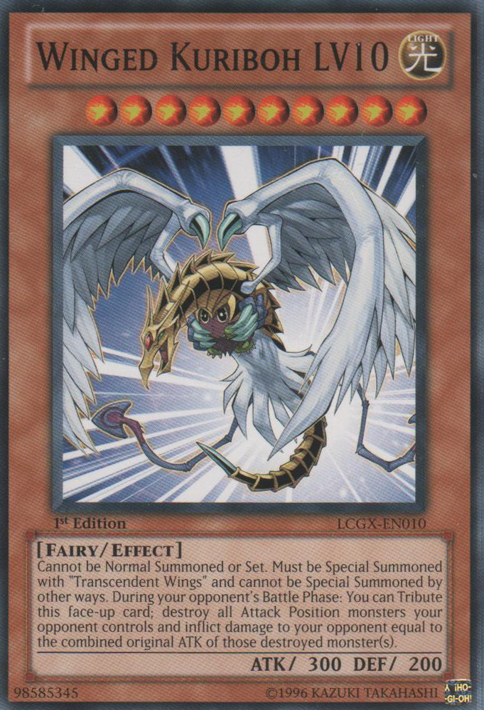 Winged Kuriboh LV10 [LCGX-EN010] Common | Pegasus Games WI