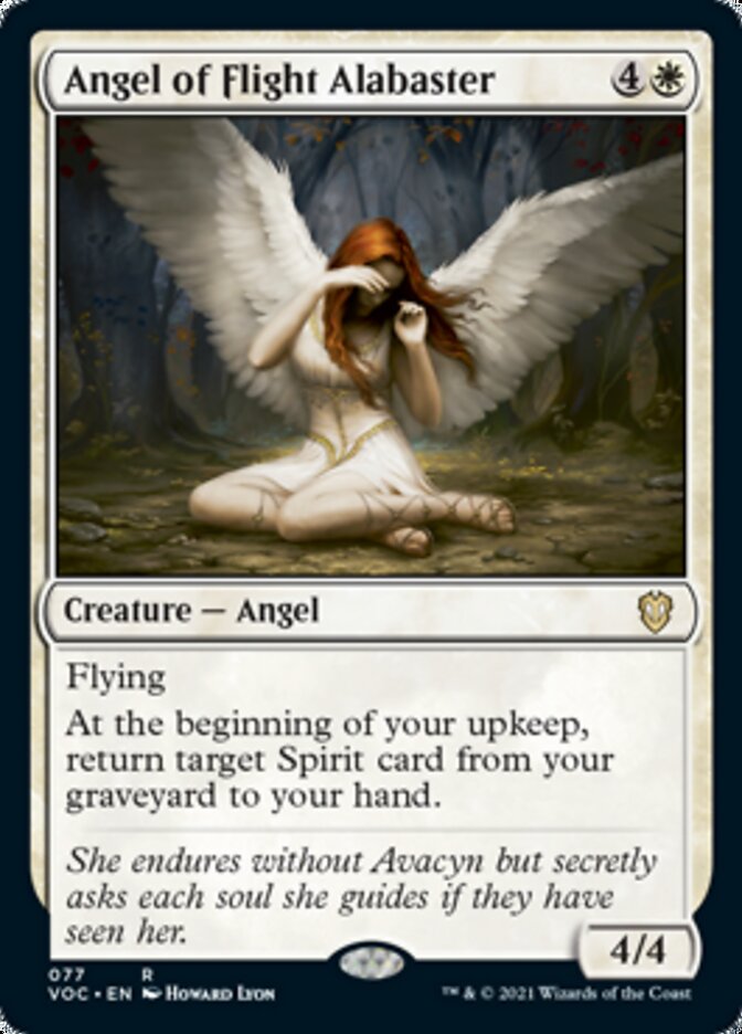 Angel of Flight Alabaster [Innistrad: Crimson Vow Commander] | Pegasus Games WI