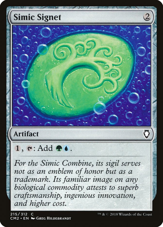 Simic Signet (215/312) [Commander Anthology Volume II] | Pegasus Games WI