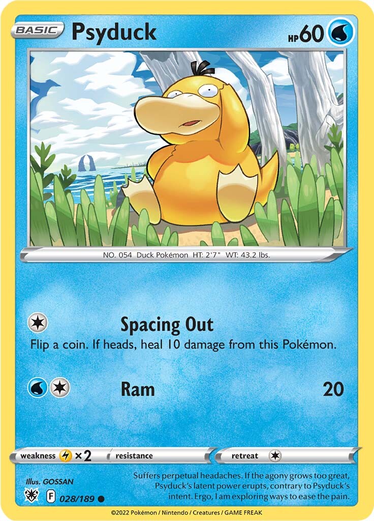 Psyduck (028/189) [Sword & Shield: Astral Radiance] | Pegasus Games WI