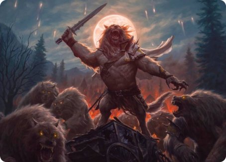 Tovolar, the Midnight Scourge 1 Art Card [Innistrad: Midnight Hunt Art Series] | Pegasus Games WI
