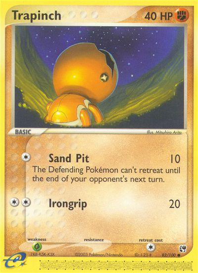 Trapinch (82/100) [EX: Sandstorm] | Pegasus Games WI