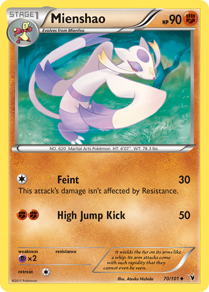 Mienshao (70/101) [Black & White: Noble Victories] | Pegasus Games WI