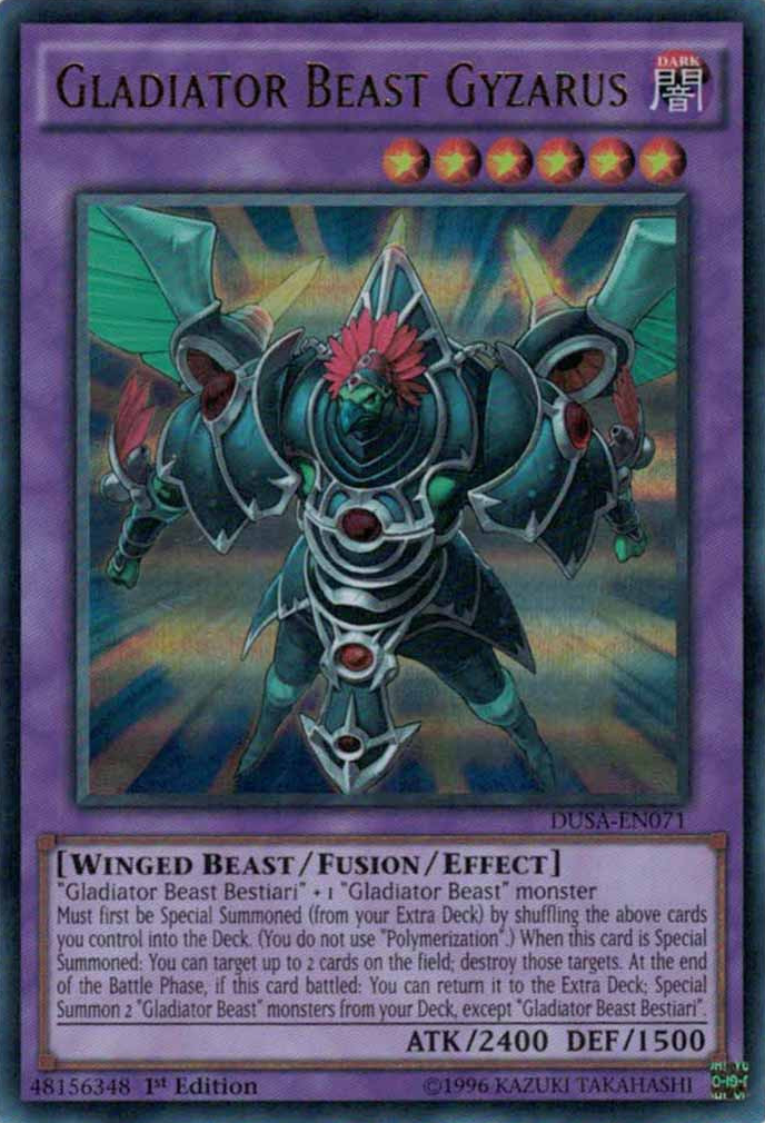 Gladiator Beast Gyzarus [DUSA-EN071] Ultra Rare | Pegasus Games WI