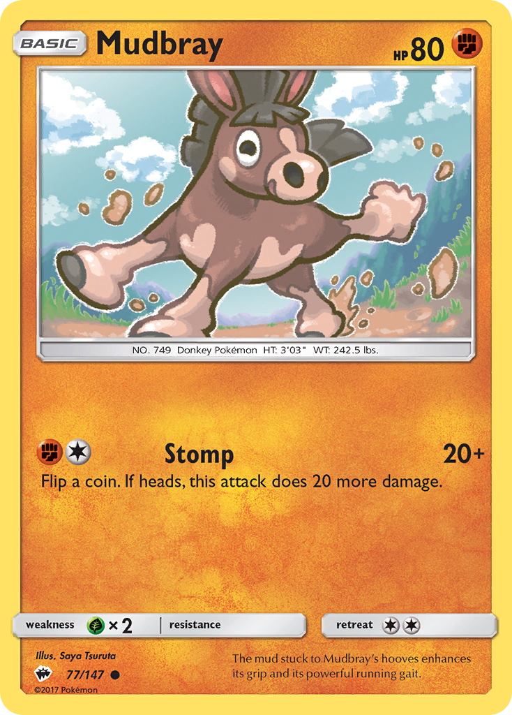 Mudbray (77/147) [Sun & Moon: Burning Shadows] | Pegasus Games WI