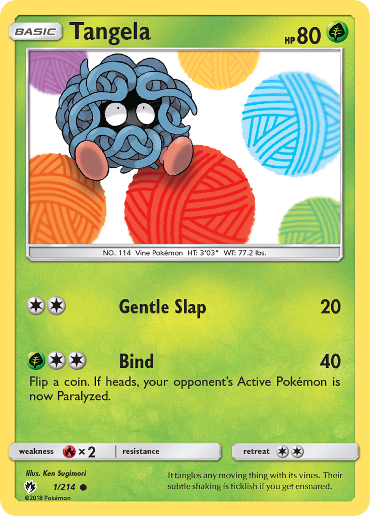 Tangela (1/214) [Sun & Moon: Lost Thunder] | Pegasus Games WI
