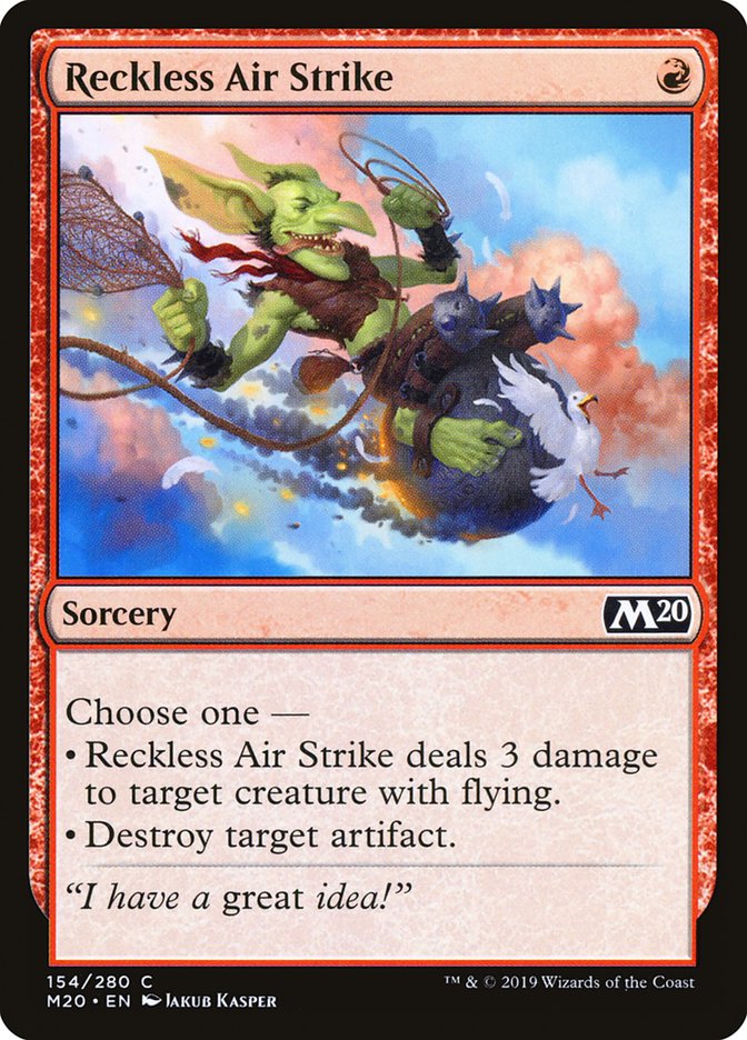 Reckless Air Strike [Core Set 2020] | Pegasus Games WI