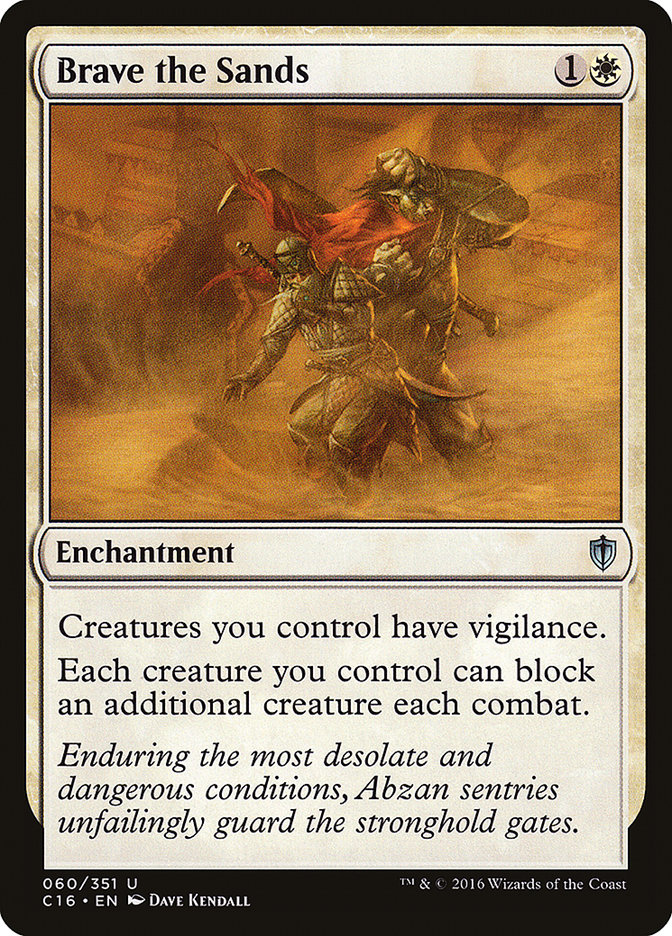 Brave the Sands [Commander 2016] | Pegasus Games WI