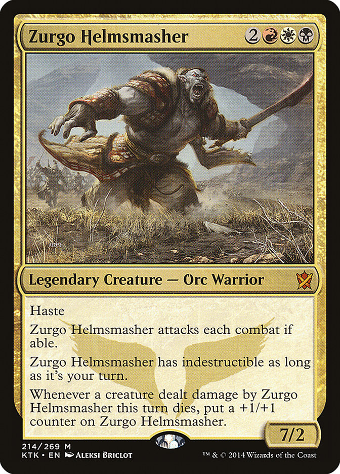 Zurgo Helmsmasher [Khans of Tarkir] | Pegasus Games WI