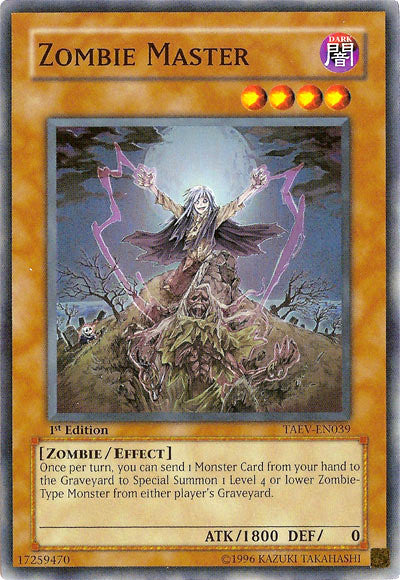 Zombie Master [TAEV-EN039] Super Rare | Pegasus Games WI