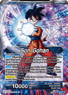 Son Gohan // SS2 Son Gohan, Pushed to the Brink (Uncommon) [BT13-031] | Pegasus Games WI