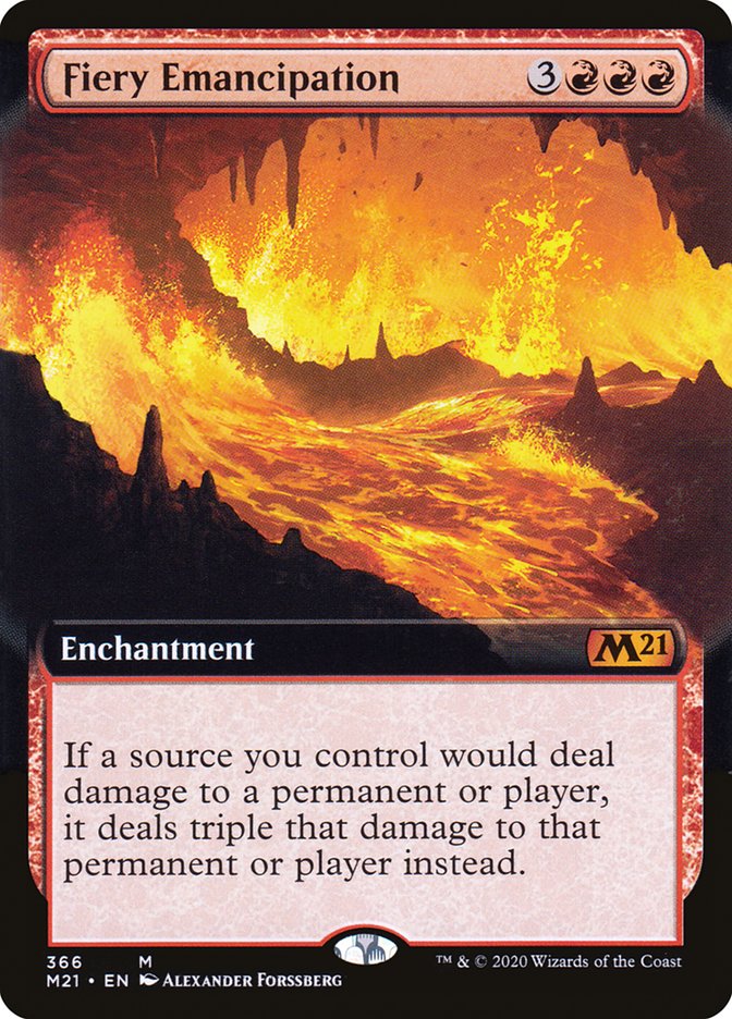 Fiery Emancipation (Extended Art) [Core Set 2021] | Pegasus Games WI