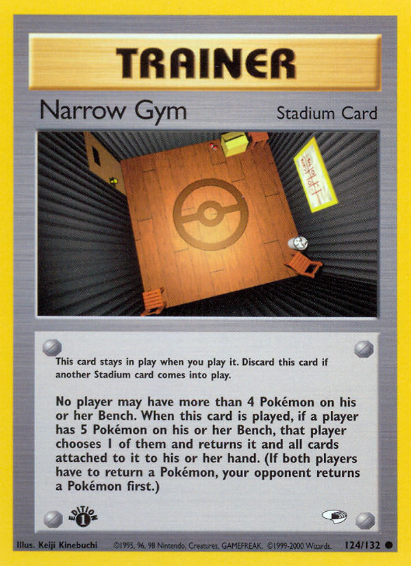 Narrow Gym (124/132) [Gym Heroes 1st Edition] | Pegasus Games WI