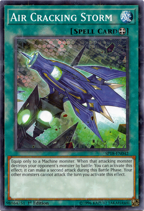 Air Cracking Storm (Starfoil) [SP18-EN042] Starfoil Rare | Pegasus Games WI