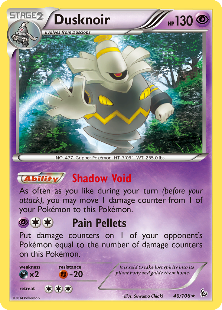 Dusknoir (40/106) [XY: Flashfire] | Pegasus Games WI