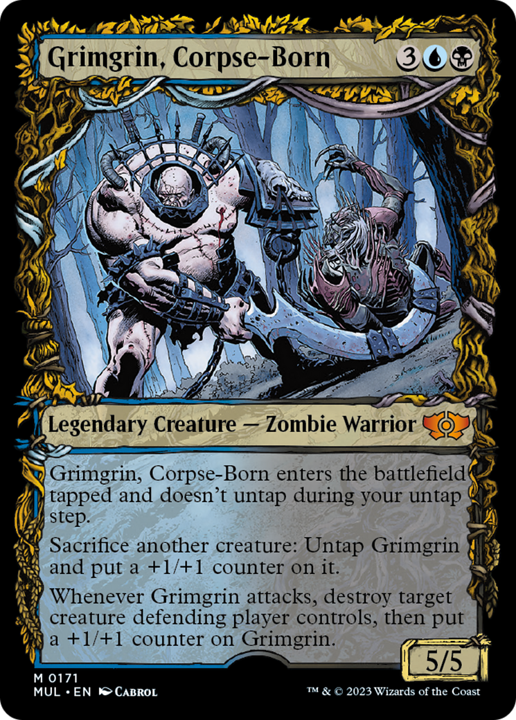 Grimgrin, Corpse-Born (Halo Foil) [Multiverse Legends] | Pegasus Games WI