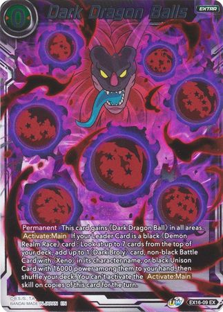 Dark Dragon Balls [EX16-09] | Pegasus Games WI