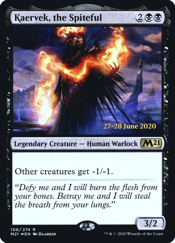 Kaervek, the Spiteful [Core Set 2021 Prerelease Promos] | Pegasus Games WI