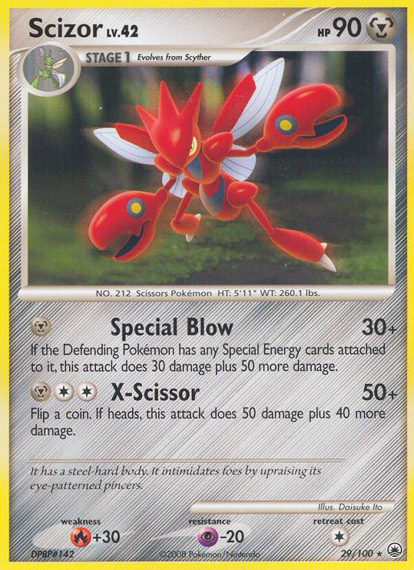 Scizor (29/100) [Diamond & Pearl: Majestic Dawn] | Pegasus Games WI