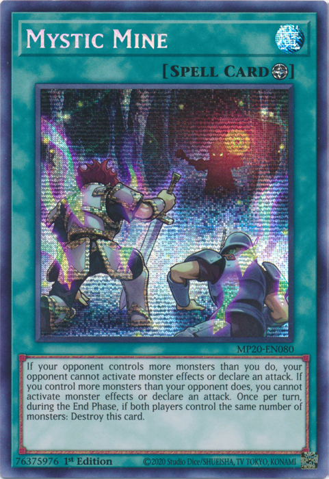 Mystic Mine [MP20-EN080] Prismatic Secret Rare | Pegasus Games WI