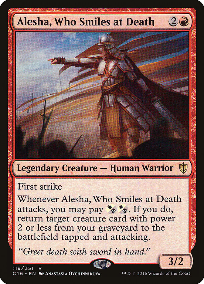 Alesha, Who Smiles at Death [Commander 2016] | Pegasus Games WI
