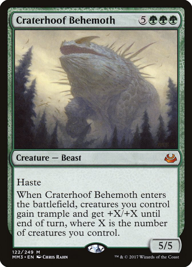 Craterhoof Behemoth [Modern Masters 2017] | Pegasus Games WI