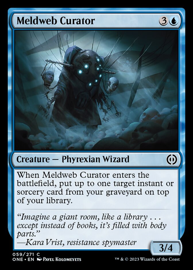 Meldweb Curator [Phyrexia: All Will Be One] | Pegasus Games WI