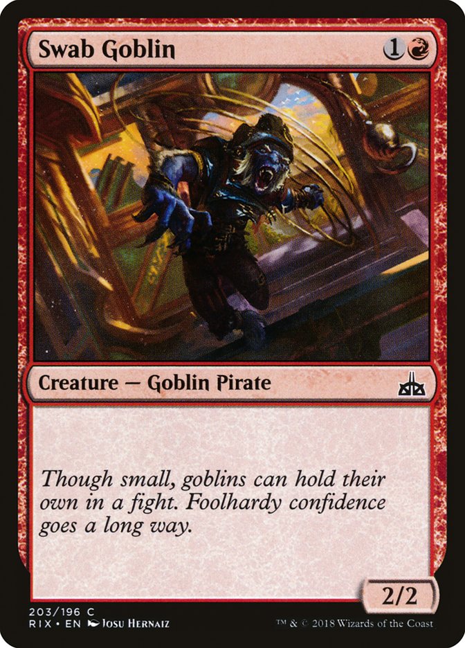 Swab Goblin [Rivals of Ixalan] | Pegasus Games WI