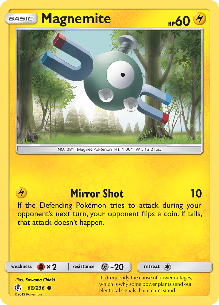 Magnemite (68/236) [Sun & Moon: Cosmic Eclipse] | Pegasus Games WI