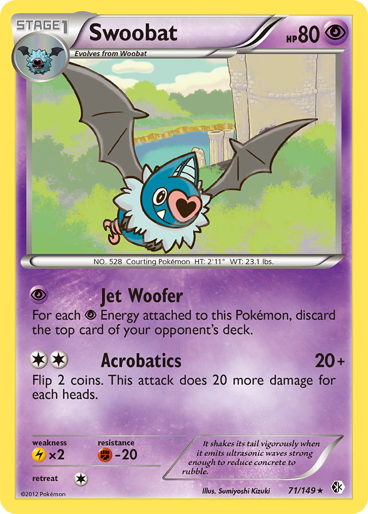 Swoobat (71/149) [Black & White: Boundaries Crossed] | Pegasus Games WI