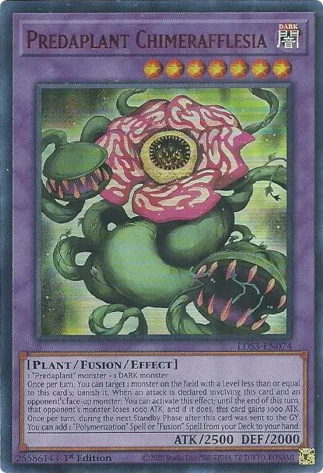 Predaplant Chimerafflesia (Red) [LDS3-EN074] Ultra Rare | Pegasus Games WI